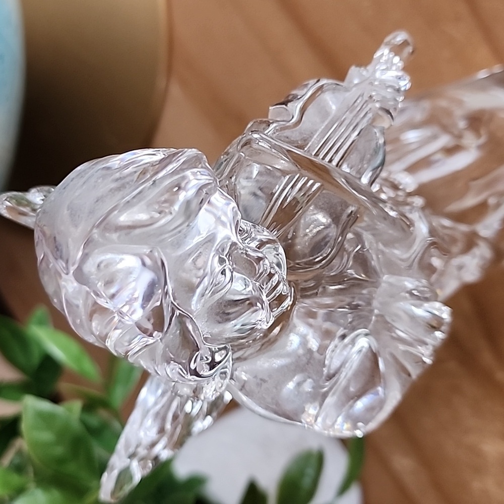 Mikasa Clear Glass Angel Figurine - Picture 6 of 12